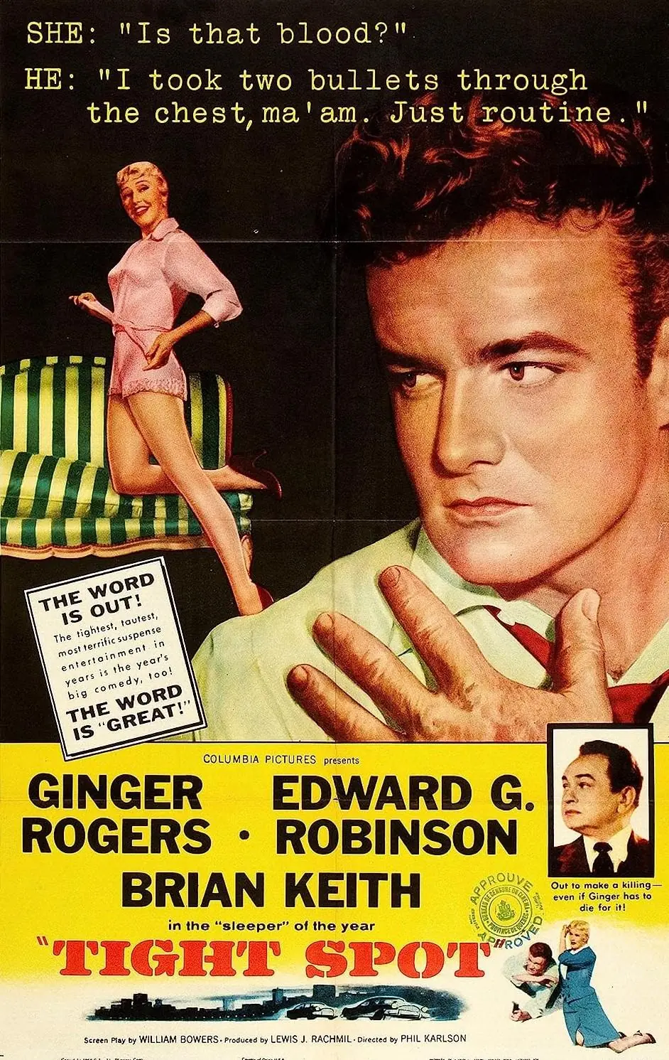Tight Spot (1955) Cover