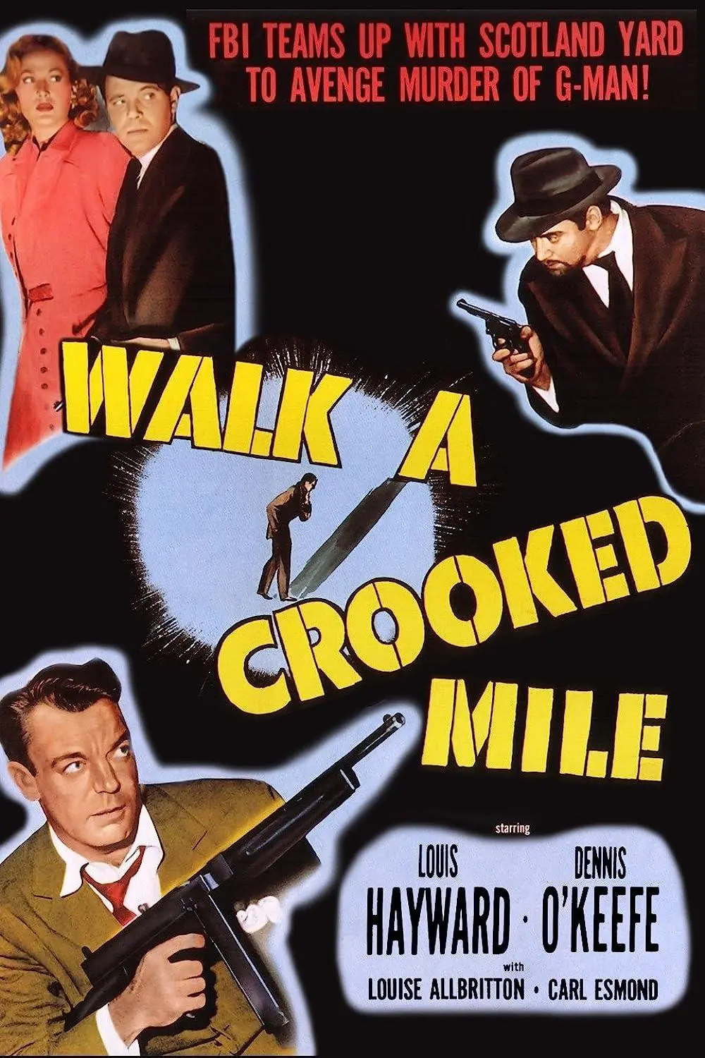 Walk a Crooked Mile (1948) Cover